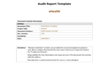 Audit Report Template 22