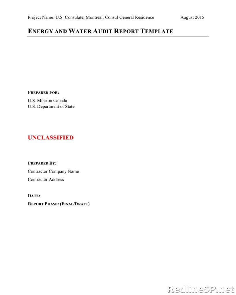 Audit Report Template 37