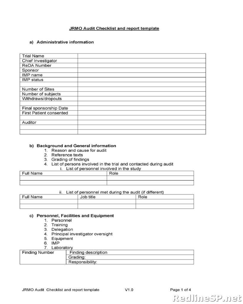 Audit Report Template 38