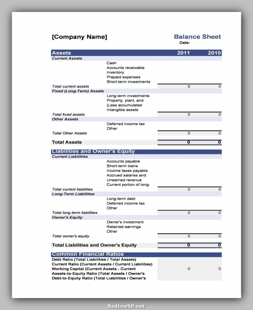 Balance Sheet 01