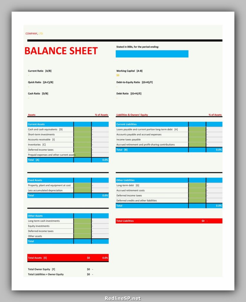 Balance Sheet 08