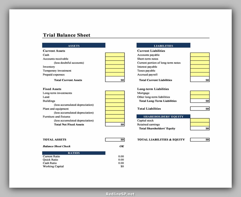 Balance Sheet Example 20