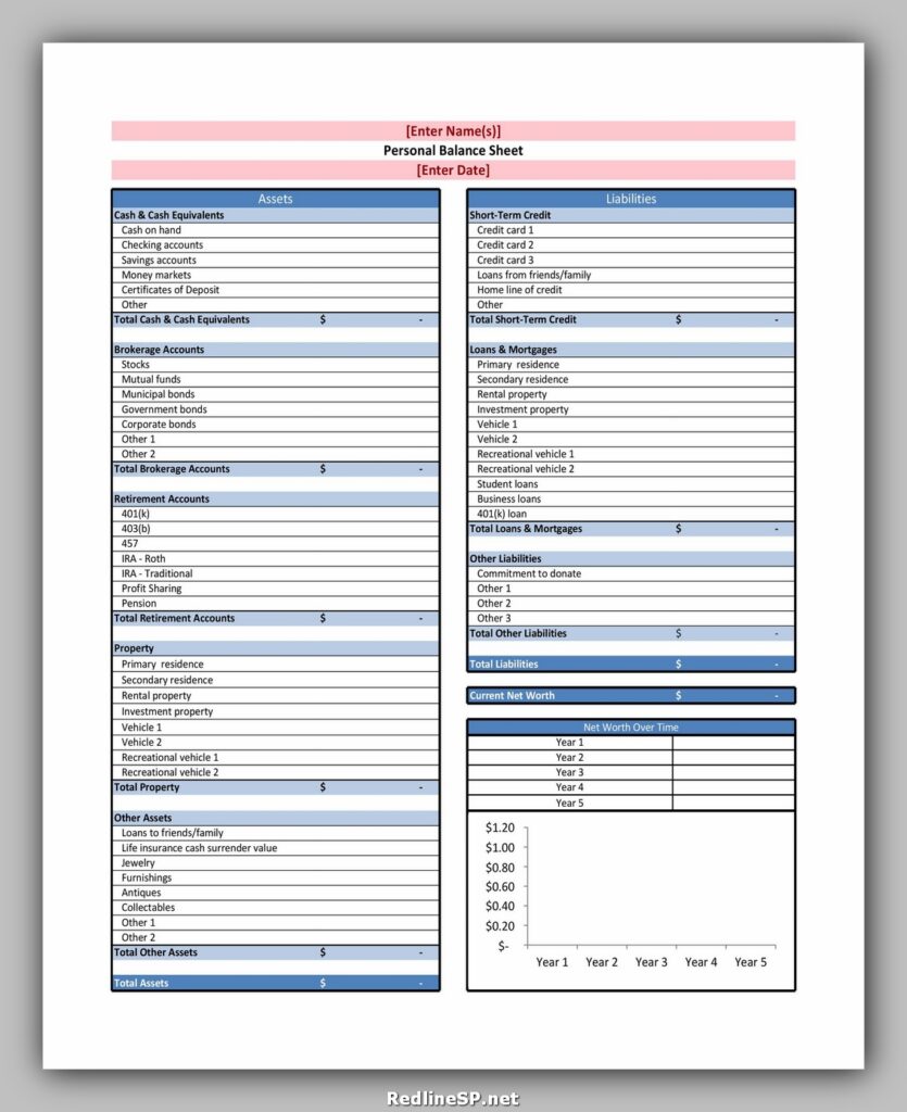 Balance Sheet Template 10