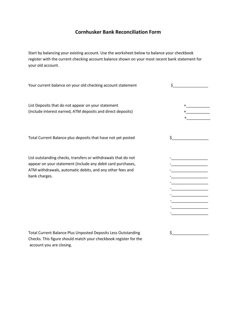 Bank Reconciliation Statement 36