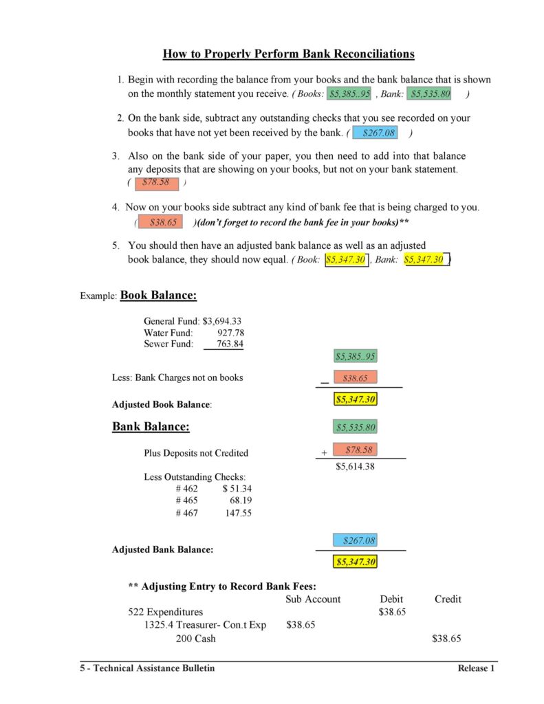 Bank Reconciliation Statement 51