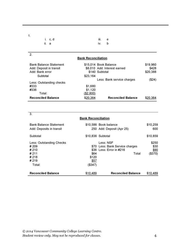 Bank Reconciliation Template 48