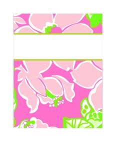 Binder cover template 13