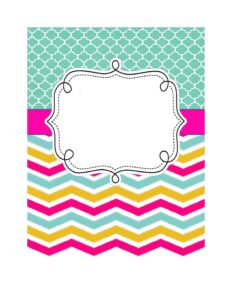 Binder cover template 17