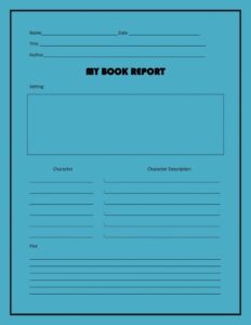 Book Report Example 01