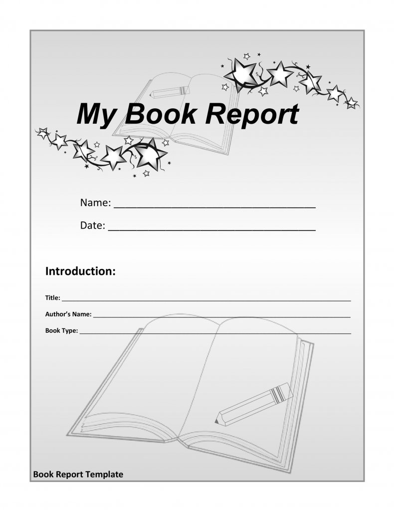 book report presentation format