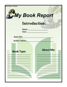 Book Report Example 04