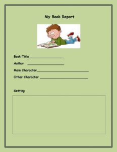 Book Report Example 09