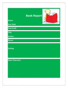 Book Report Example 18