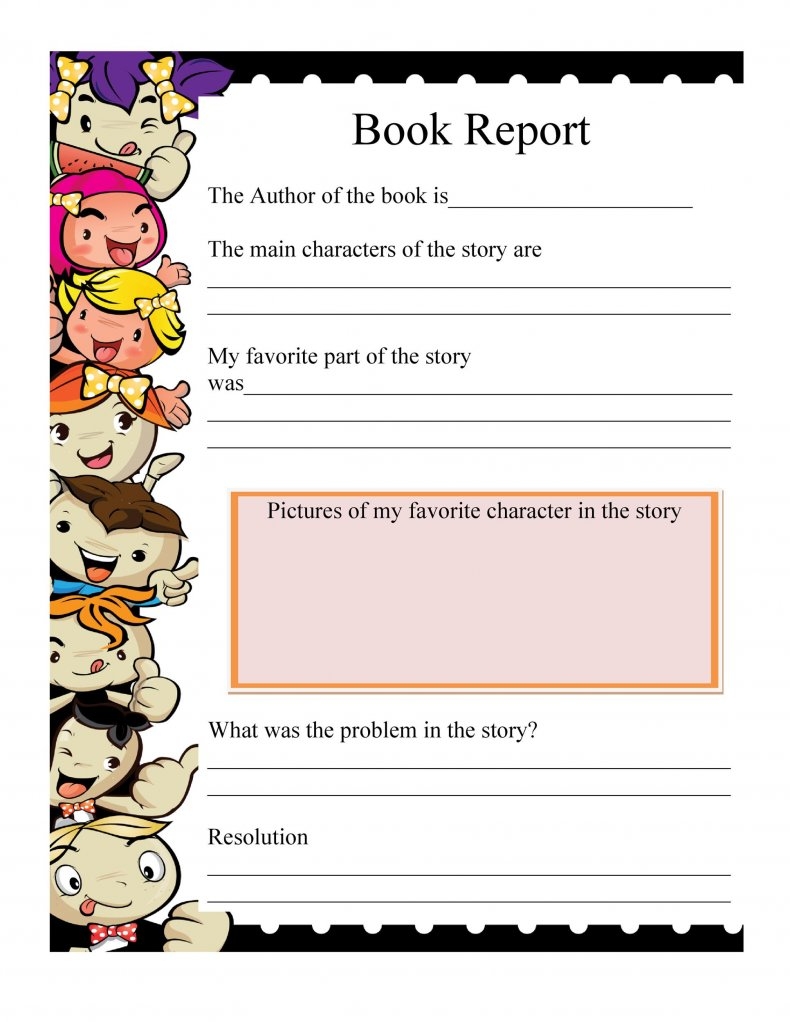 how to make a formal book report