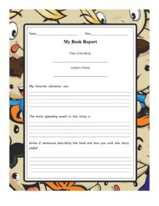 Book Report Example 21
