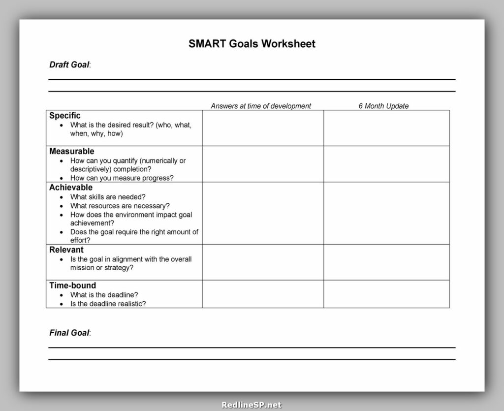 Business Goal Setting Worksheet 19