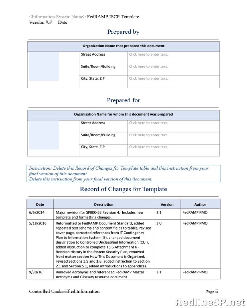 Contingency Plan Template 29