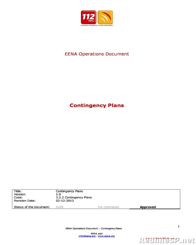 Contingency Plan for Business 37