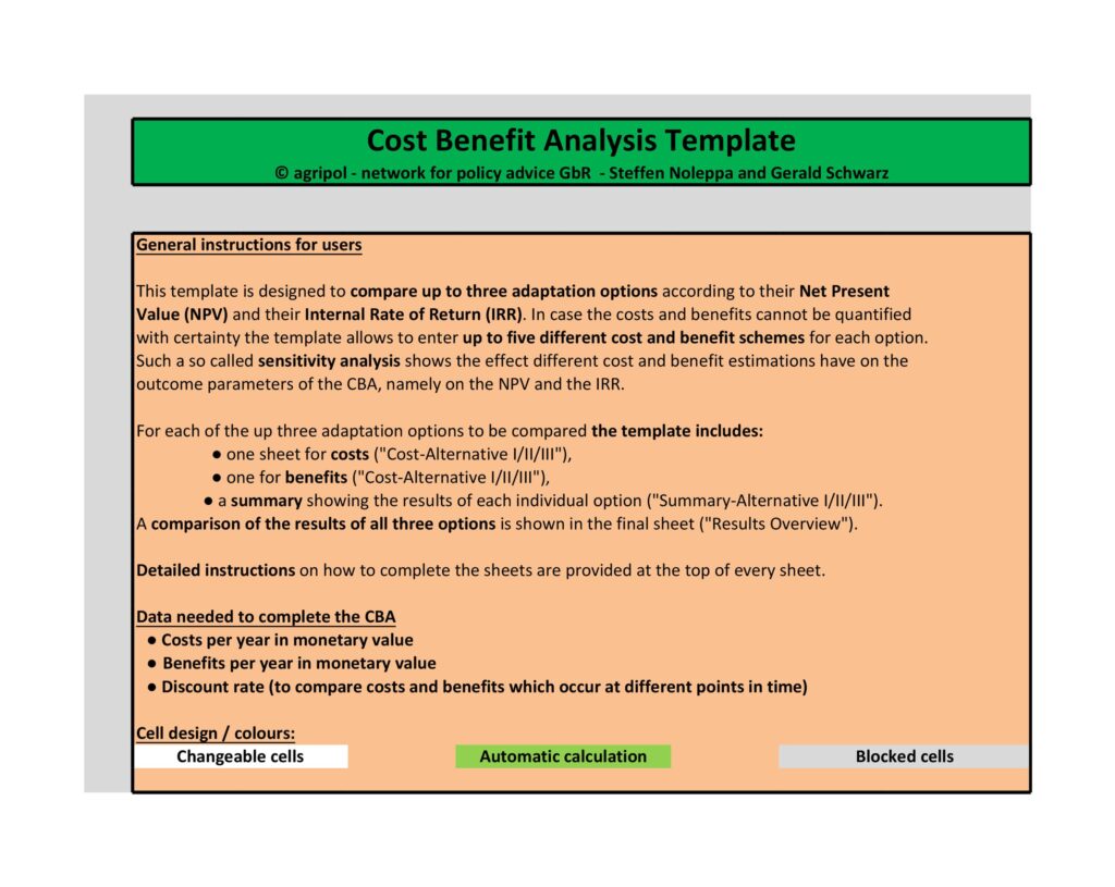 Cost Benefit Analysis Template 38