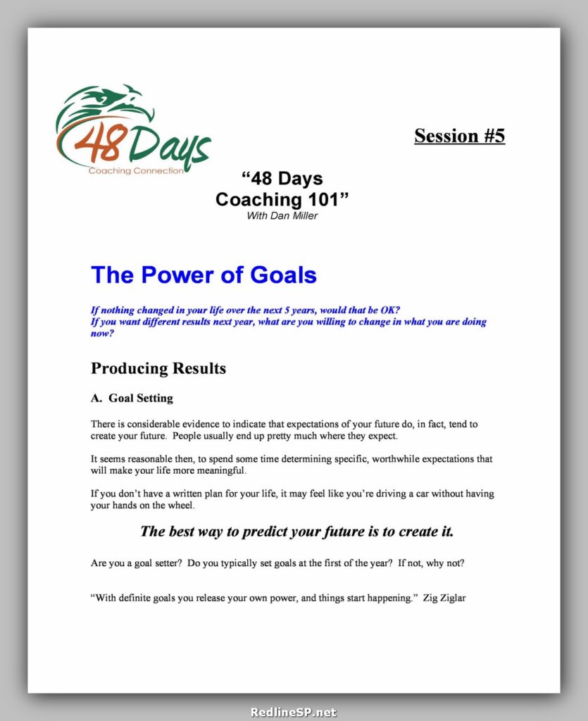 Goal Setting Template 03