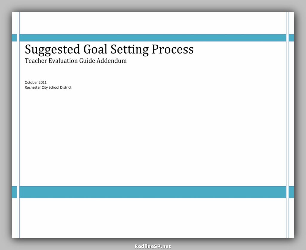 Goal Setting Template Pdf 38