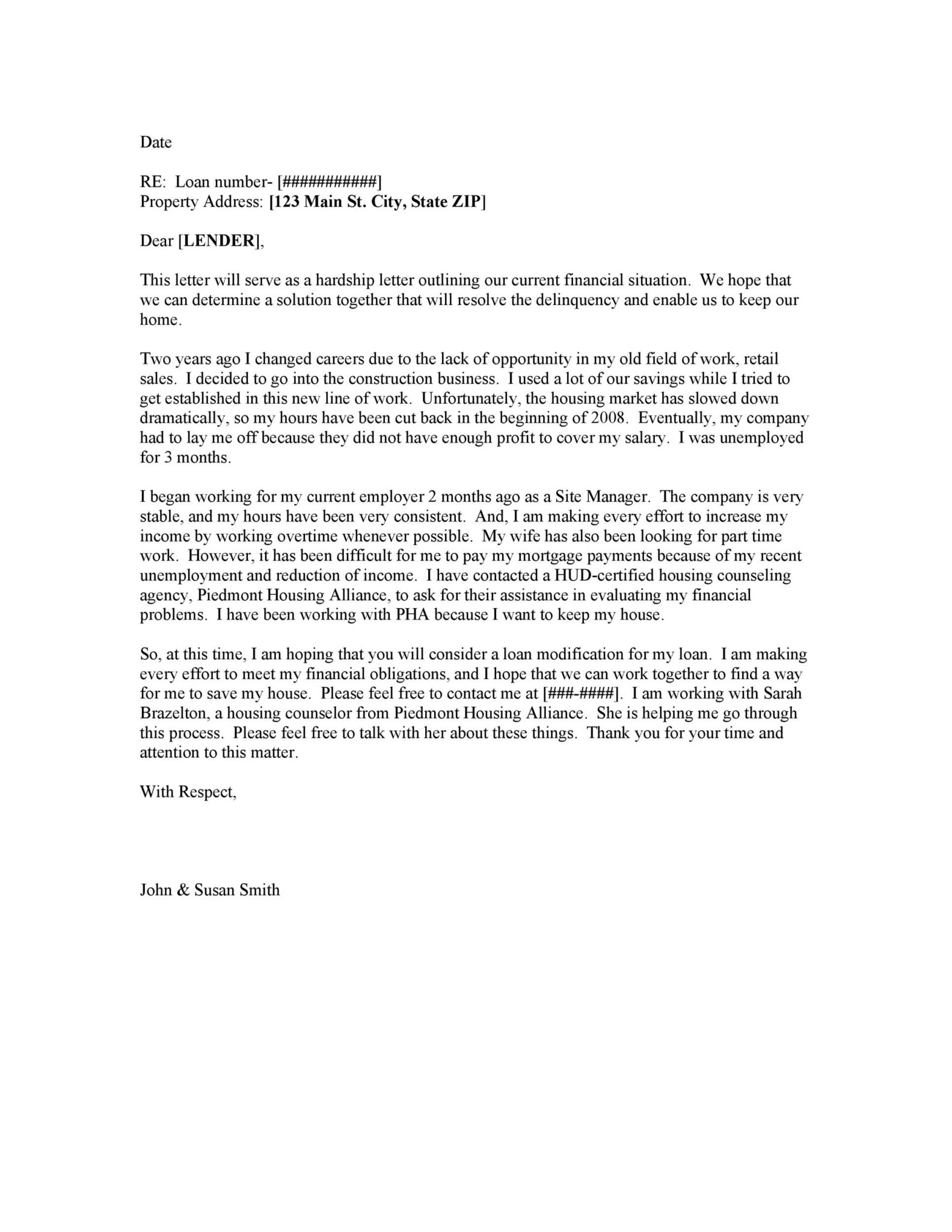 40 Free Hardship Letter Template RedlineSP 40-free-hardship-letter-template-redlinesp