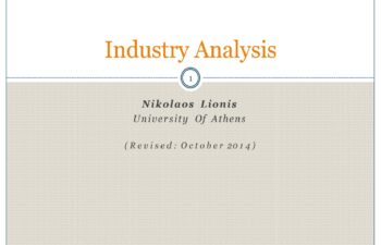 Industry Analysis Template 06