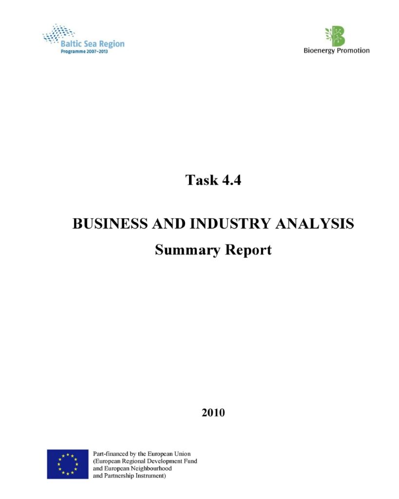 40 Best Industry Analysis Example Template