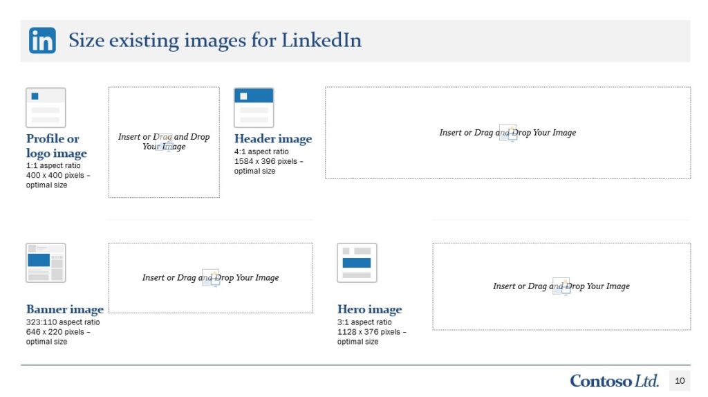 Linkedin Social media checklist Template