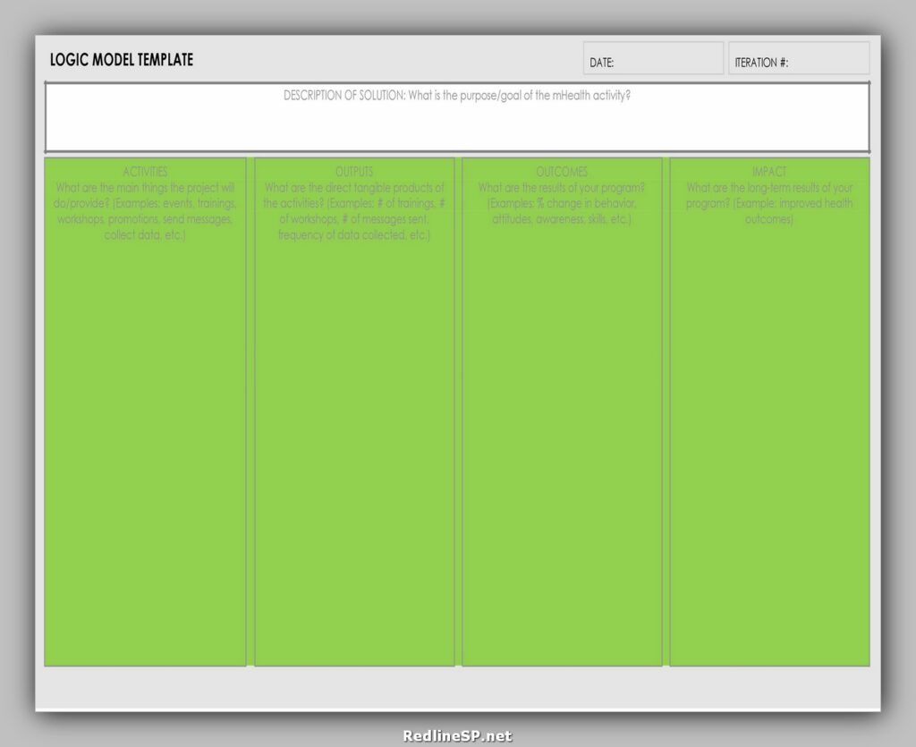 Logic Model Template 21