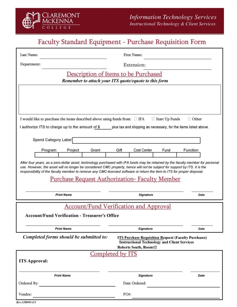 Material Requisition Form 34