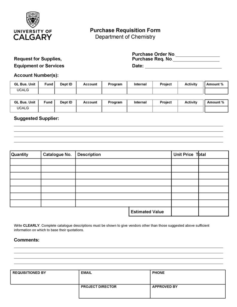 Material Requisition Form 37
