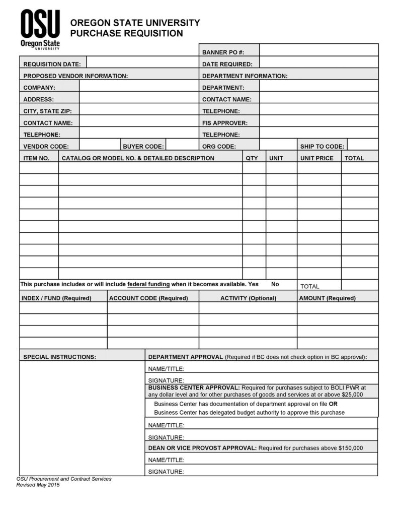 Material Requisition Form 38