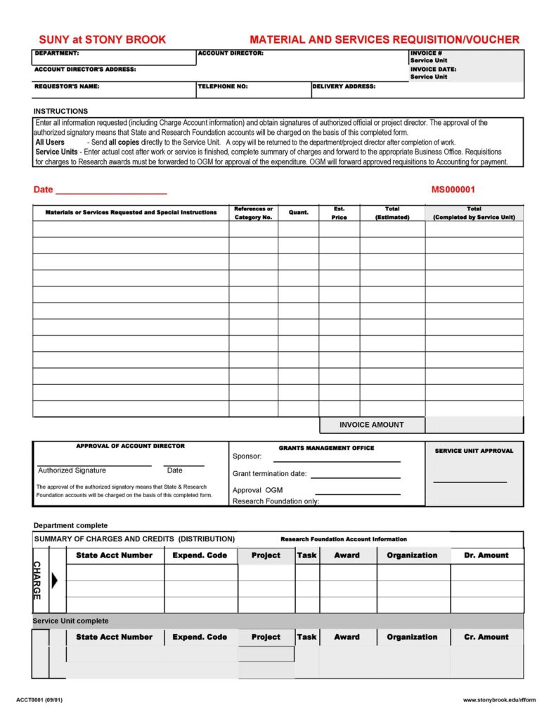 Material Requisition Form 44