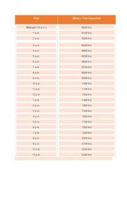 Military Time Chart 16