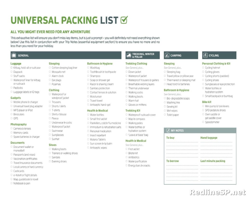 Packing List Sample 41