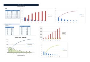 Pareto Chart Template 14