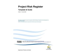 Project Risk Register Template 01