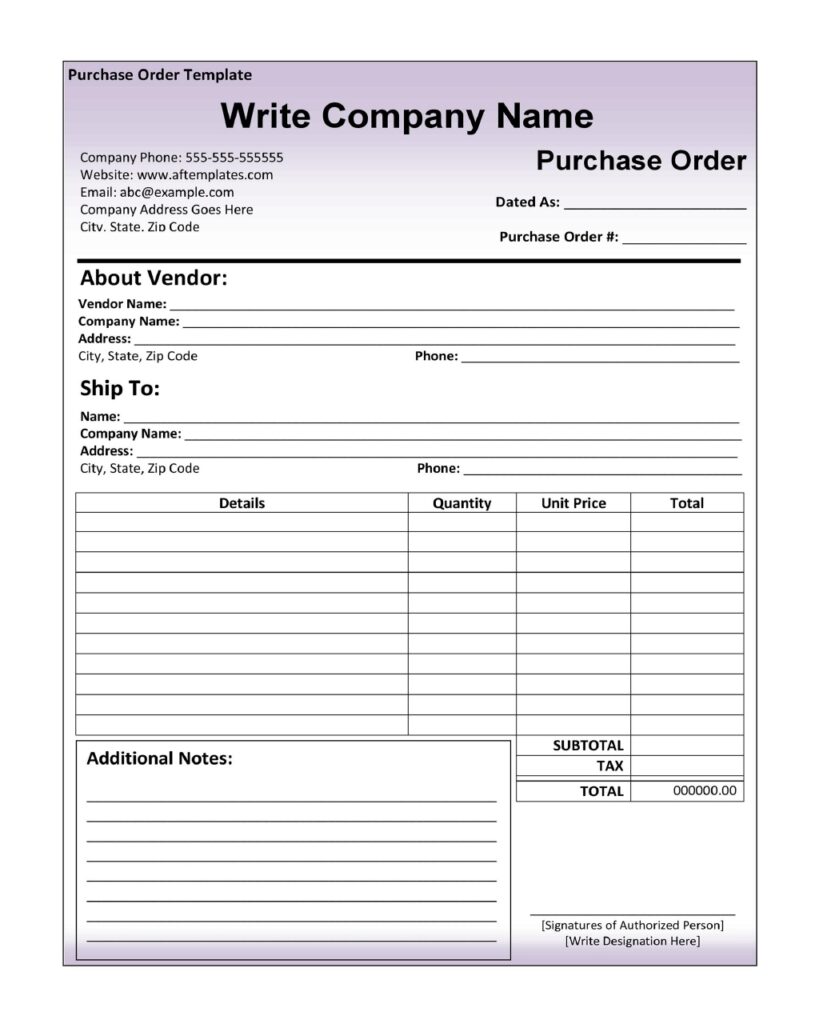 Purchase Order 04