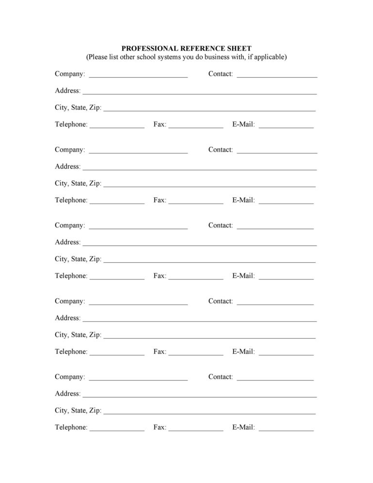 12 greatest reference sheet template redlinesp