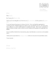 Rejection Letter 03