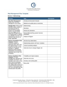 Risk Analysis Template 18