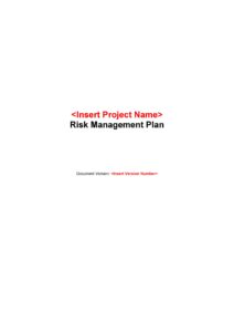 Risk Analysis Template 33