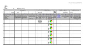 Risk Analysis Template Excel 10