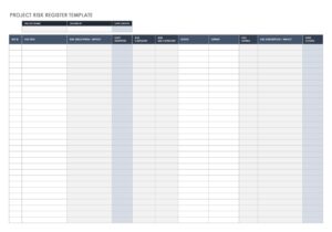 Risk Register Template Excel 30