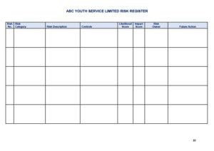 Risk Register Template Excel 31