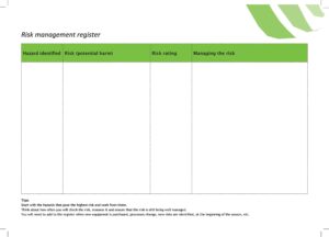 Risk Register Template Excel 43