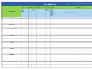 Risk Register Template Excel 45