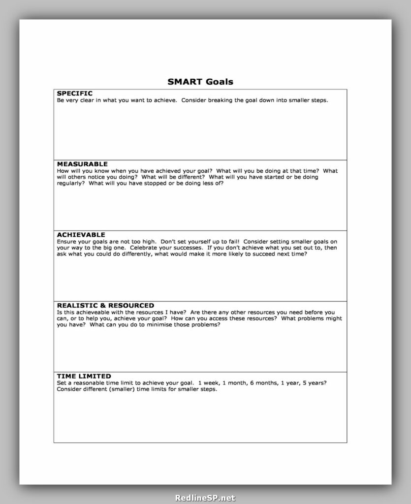 Smart Goals Template Pdf 26