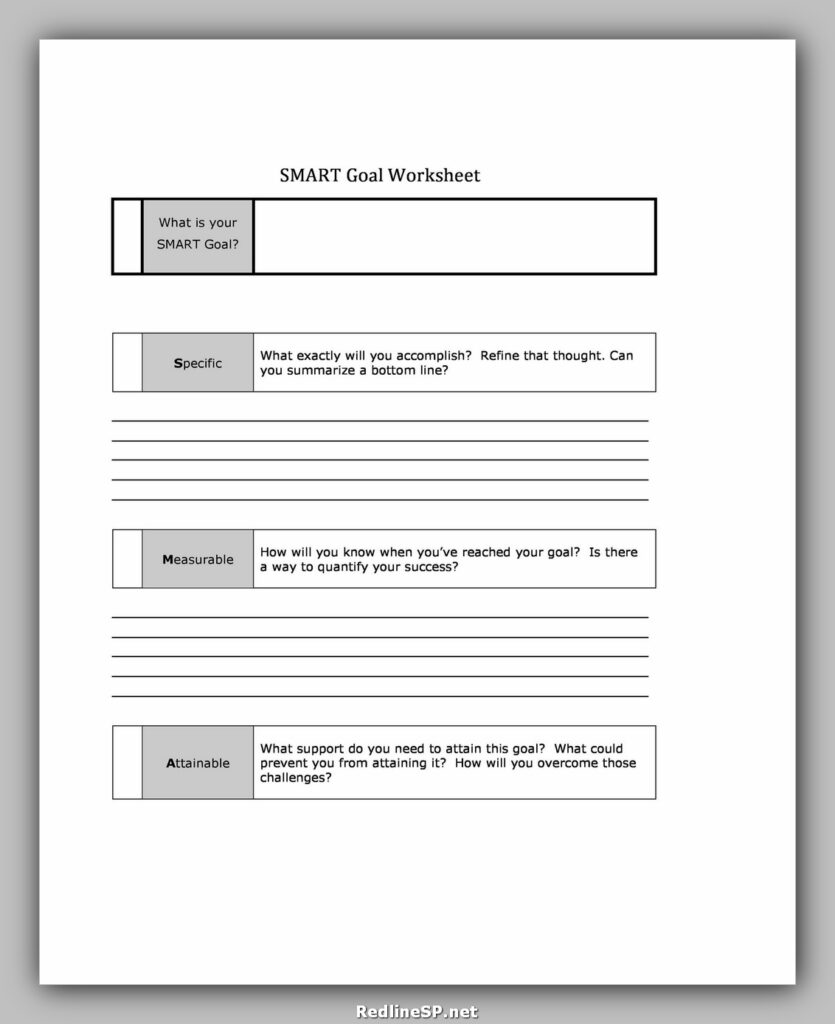 Smart Goals Template Pdf 31